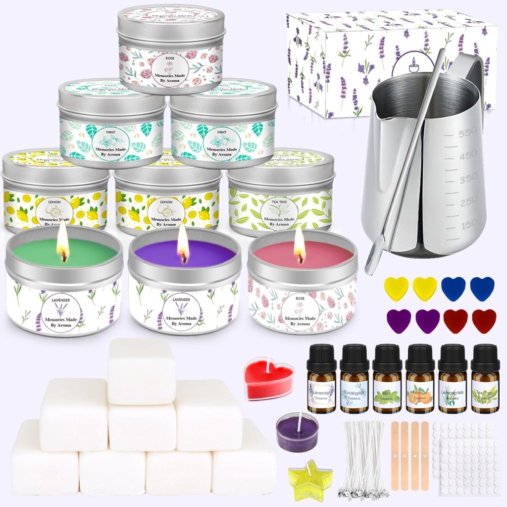 Candle Making Kit For Adults And Beginners - DIY Soy Wax Candle Kit