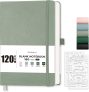 EMSHOI A5 Blank Notebook, Hardcover Journal, 160 Pages