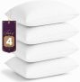 Extra Filled Bounce Back Sider Pillows, 4 Pack