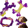 3-Pack Indestructible Dog Toys for Aggressive Chewers