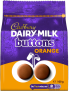 Cadbury Dairy Milk Chocolate Orange Giant Buttons, 100 g