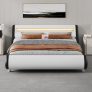 YITAHOME King Bed Frame with Lights & Charging Station